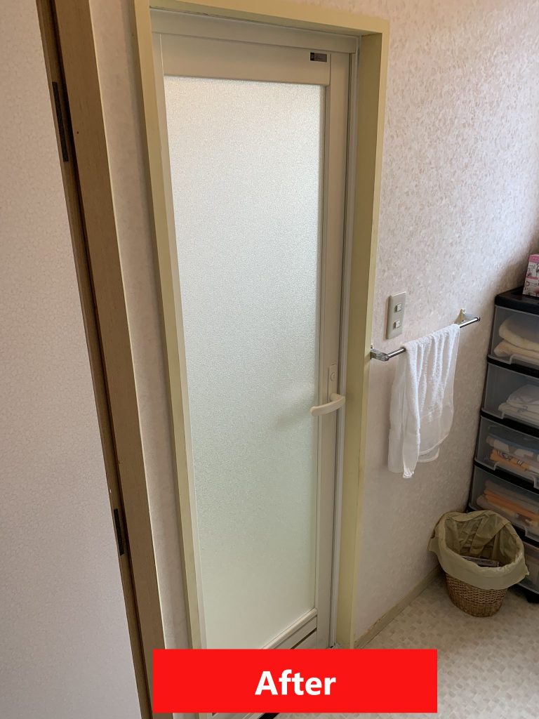 渋川市 浴室ドア交換