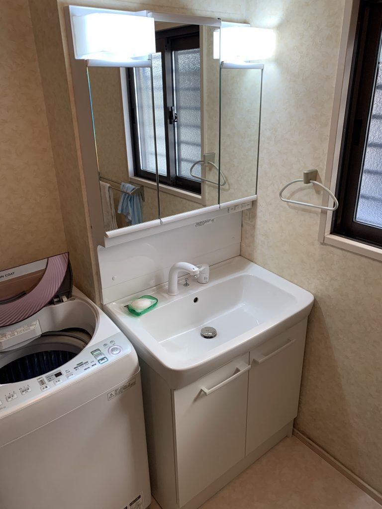 渋川市　洗面室工事　〈リクシル　オフト〉　－リフォームモリハウスー　