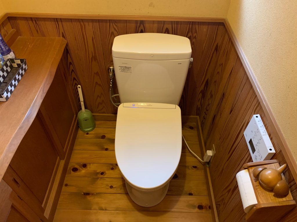 高崎市 トイレ工事 《TOTO ピュアレストQR+アプリコット》 -リフォームモリハウスー
