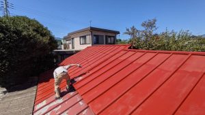 渋川市　屋根塗装工事　－リフォームモリハウスー