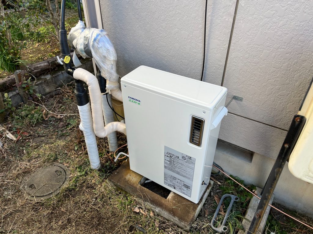 榛東村 石油給湯器工事 -リフォームモリハウスー