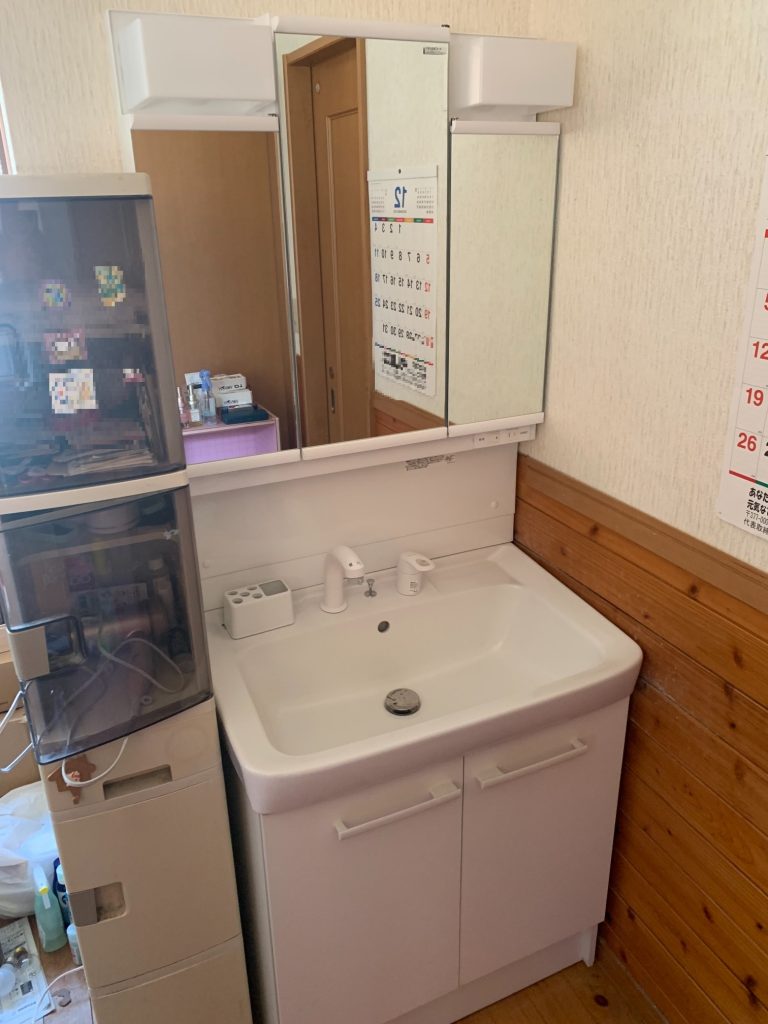 渋川市 洗面台工事 〈リクシル オフト〉 -リフォームモリハウスー