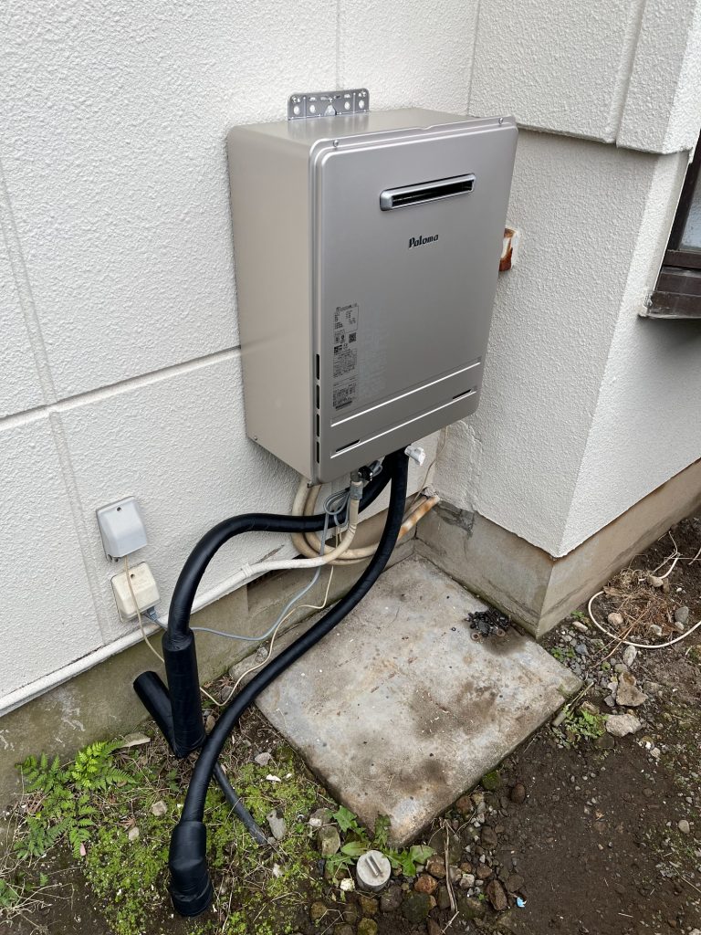 渋川市 給湯器工事 〈ノーリツ ガス給湯器 GT-C2062SAWX-2BL〉 -リフォームモリハウスー