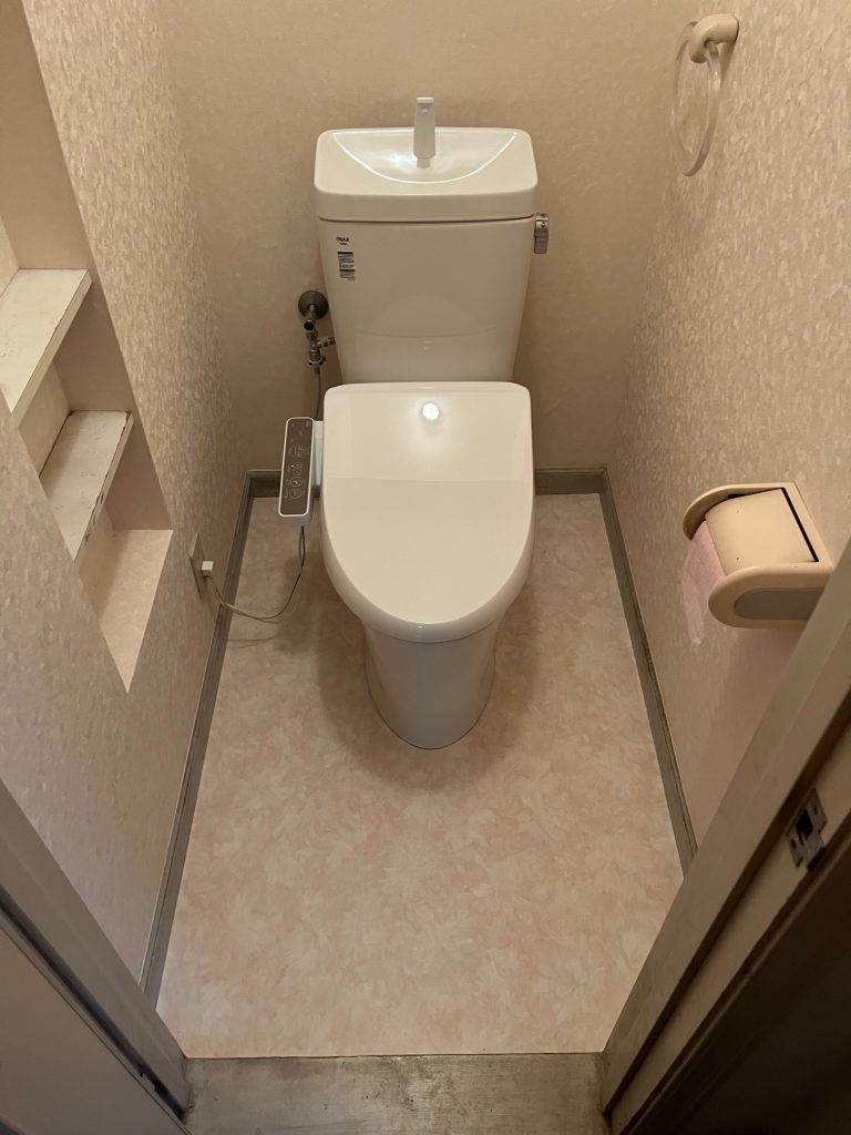 吉岡町　トイレ工事　　〈リクシル　アメージュZ＋KA21〉　－リフォームモリハウスー