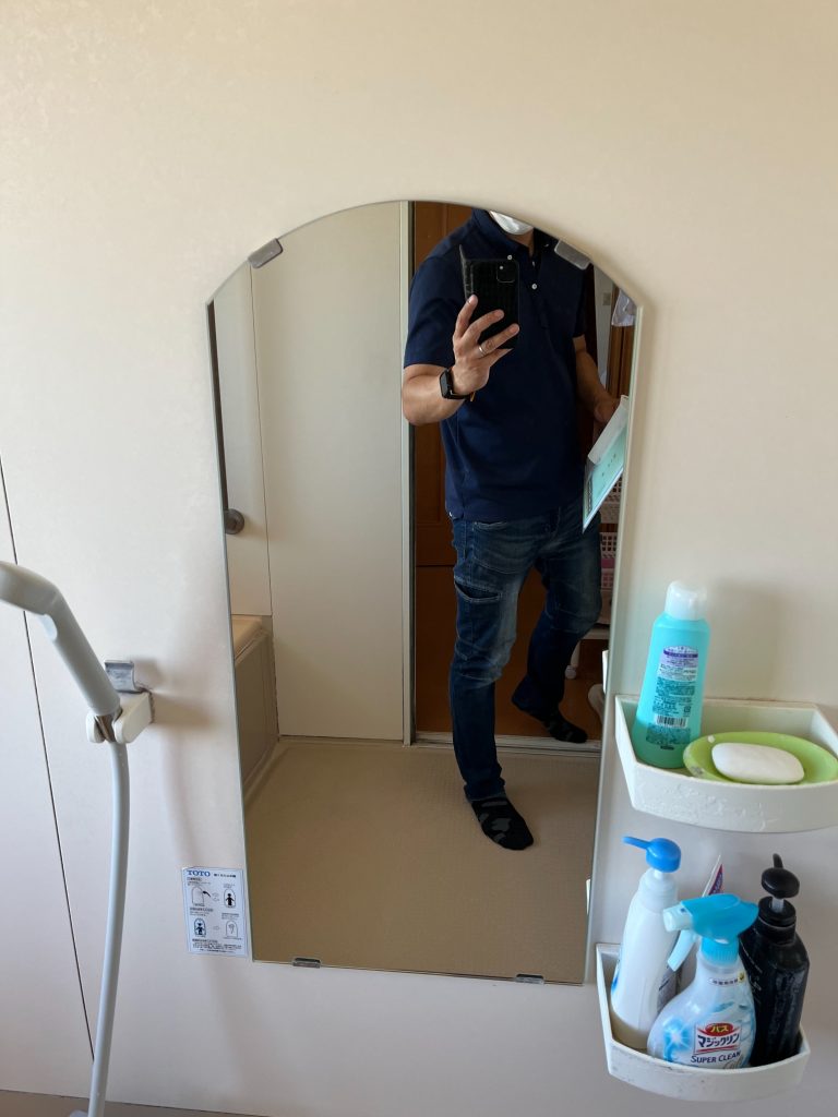 渋川市　浴室鏡工事　－リフォームモリハウスー