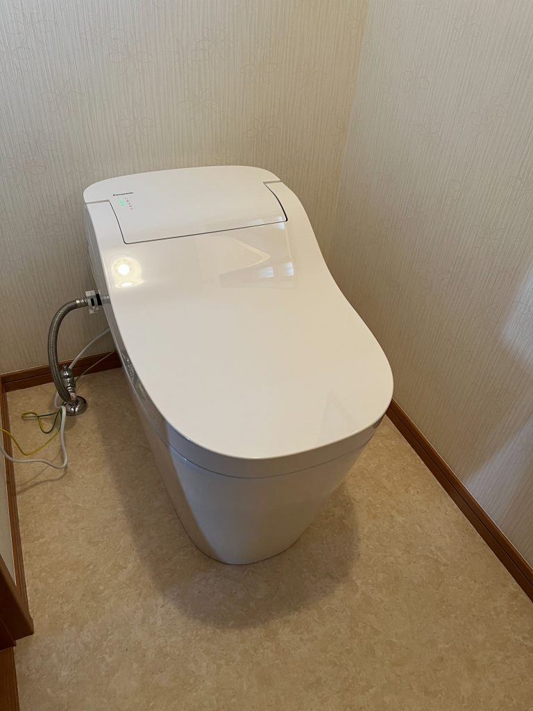 渋川市　トイレ工事　〈Panasonic　アラウーノS160〉　－リフォームモリハウスー