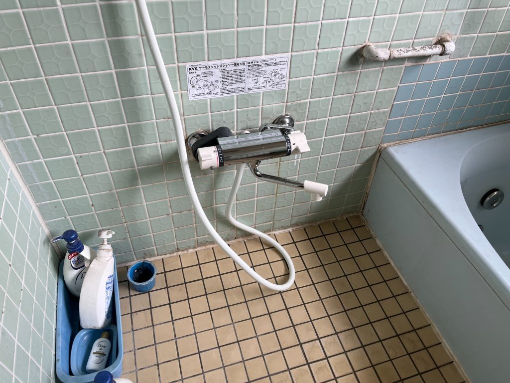 渋川市　浴室水栓工事　－リフォームモリハウスー