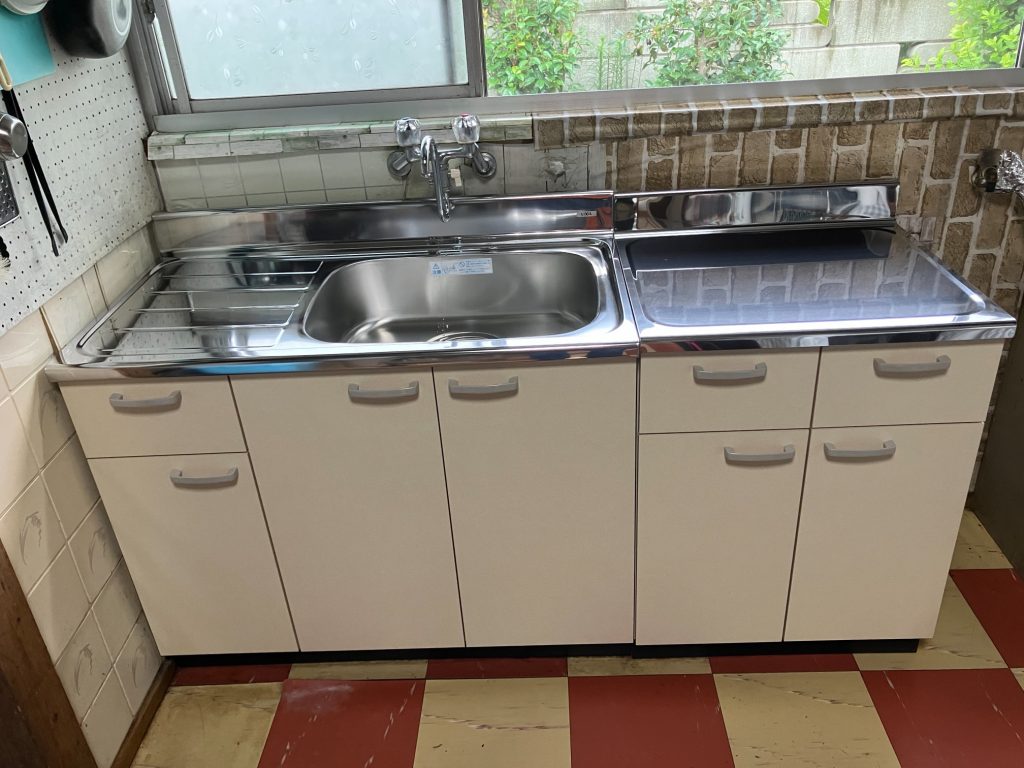 高崎市 ブロックキッチン入替