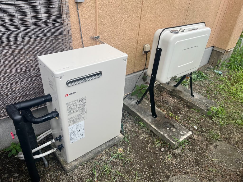吉岡町 石油給湯器工事 〈ノーリツ 石油給湯器 OTX-3706SAVY〉
