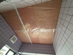 渋川市　浴室天井工事