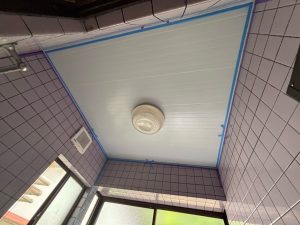 渋川市　浴室天井工事