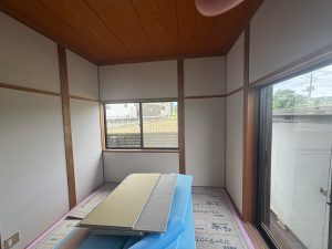 吉岡町　和室→洋室工事〈LIXIL　ラシッサＳ　フロア〉