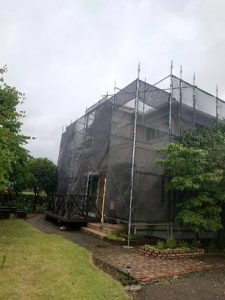 渋川市　外部改修工事〈2液性変成シリコンコーキング〉