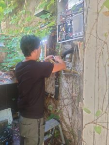 渋川市　ガス給湯器工事〈ノーリツ　ガスふろ給湯器20号　GT-C2072SAW　BL〉