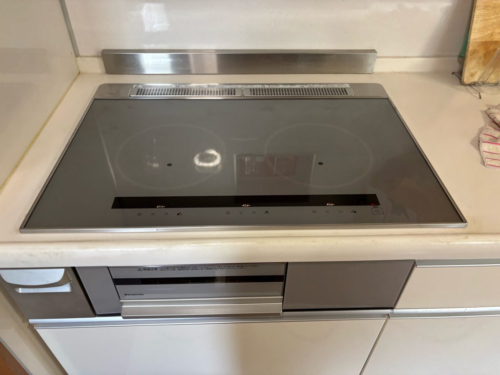 渋川市　IHコンロ工事　〈パナソニック　IHクッキングヒーター〉