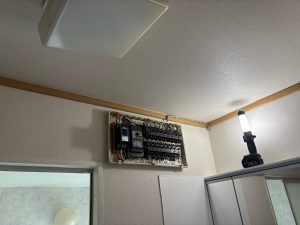 渋川市　分電盤交換工事〈Panasonic　分電盤　コスモパネル　スタンダード〉
