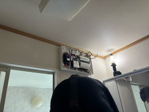渋川市　分電盤交換工事〈Panasonic　分電盤　コスモパネル　スタンダード〉