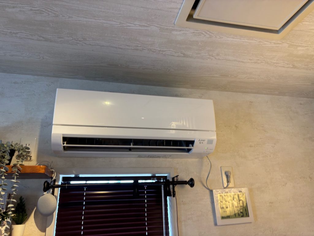 渋川市　エアコン交換工事〈三菱　ルームエアコン〉