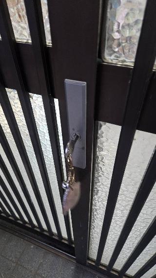 渋川市　玄関鍵交換工事