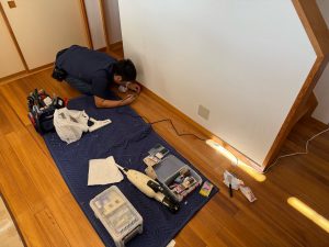 渋川市　蓄熱暖房機撤去工事