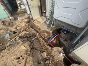 渋川市　給水・給湯管新設（排水管漏れ調査）