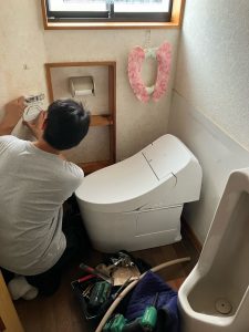 渋川市　１Ｆトイレ工事〈TOTO　GG１〉　