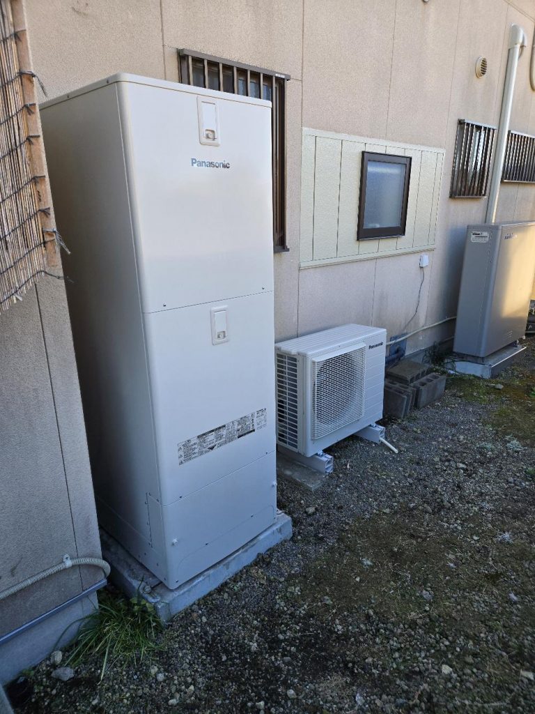 渋川市　エコキュート工事〈Panasonic　エコキュートSシリーズ高圧フルオート　370ℓタイプ　HE-S37LQS〉