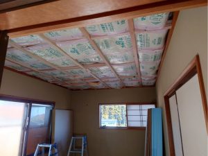 榛東村　２Ｆ屋根雨漏り工事〈ＧＬカラー鋼板　月星商事タフ〉