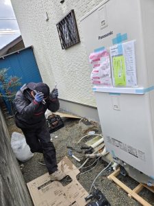 渋川市　エコキュート工事〈Panasonic　エコキュートSシリーズ　フルオート370ℓタイプHE-S37LQS〉