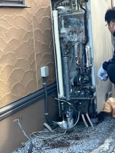 渋川市　エコキュート工事〈コロナ　エコキュート　ハイグレードタイプフルオート　460ℓタイプCHP-46AZ1〉