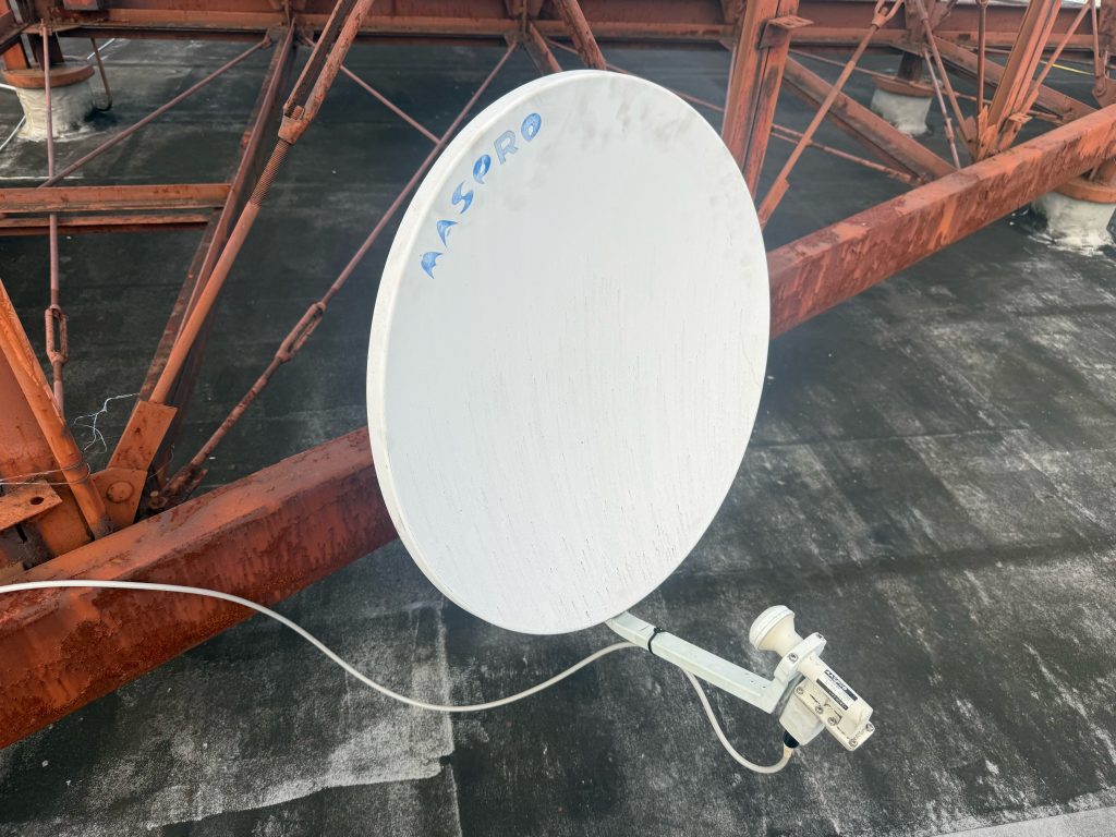 渋川市　衛星放送アンテナ移設工事