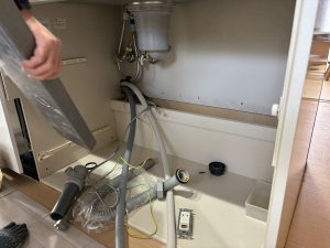 渋川市　食洗機〈Panasonic　フロントオープン食洗機　NP-45EF1WPE〉