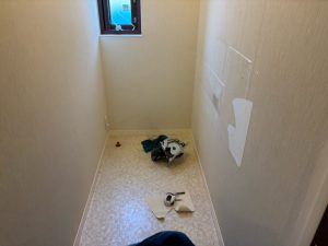 渋川市　１Ｆトイレ工事〈TOTO　GGA1　ホワイト〉