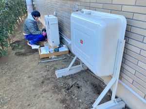 渋川市　石油給湯器工事〈コロナ　石油給湯器エコフィールUKB-EF472A〉