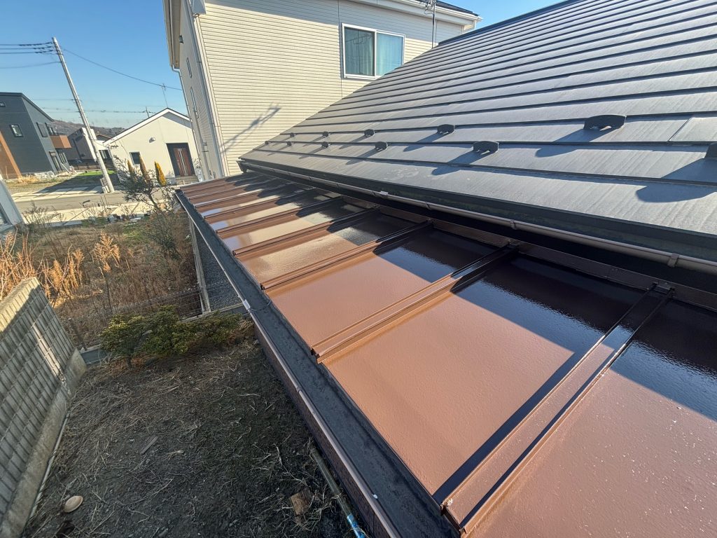 吉岡町　下屋根工事〈下屋根塗装〉