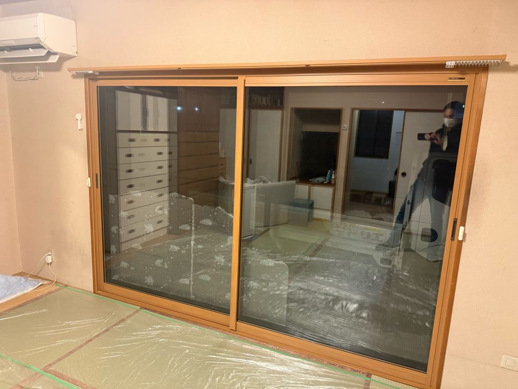 渋川市　内窓工事〈内窓　YKK　プラマードU　2枚建ペアガラス透明〉