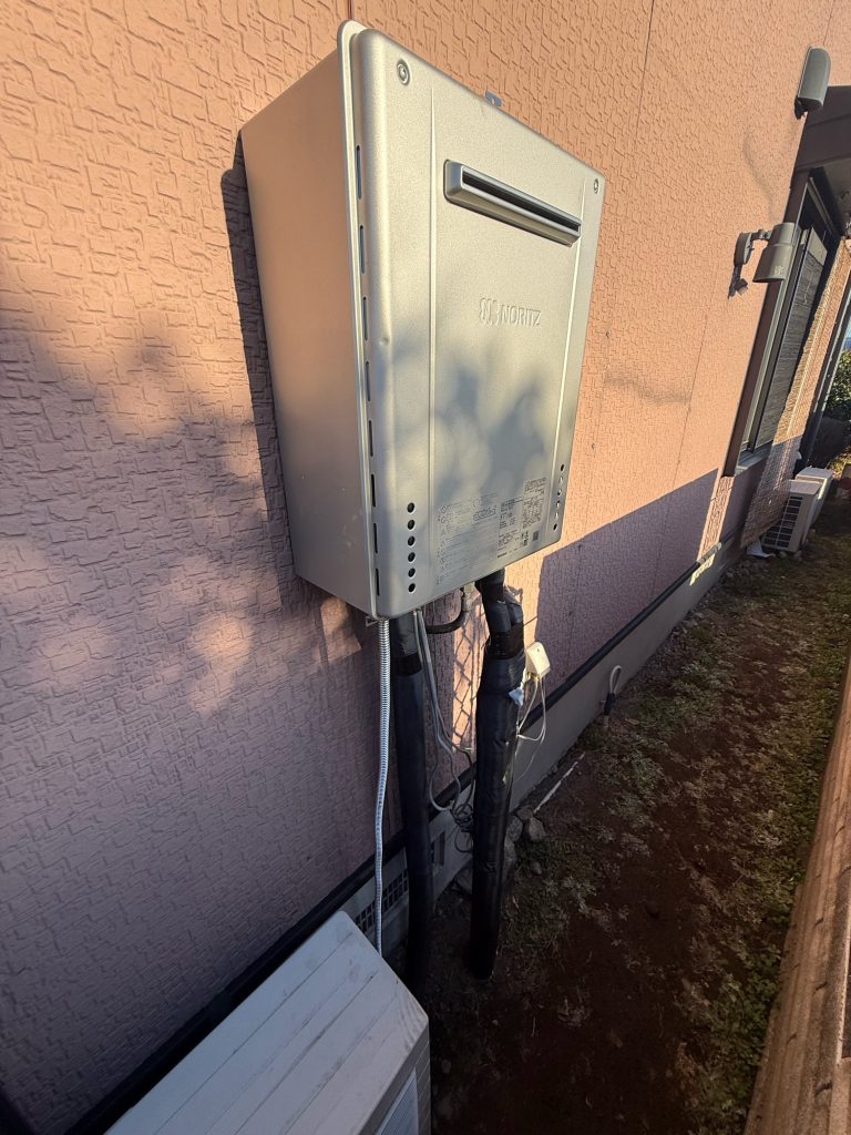 渋川市　ガス給湯器〈ノーリツ  ガス給湯器　20号〉