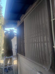 渋川市　勝手口引戸・窓工事〈ＹＫＫ　エピソードⅡ－ＮＥＯ〉