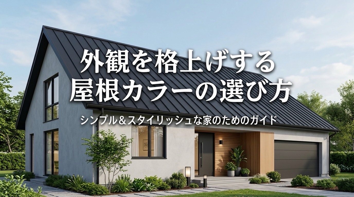【屋根】外観を格上げする屋根カラーの選び方