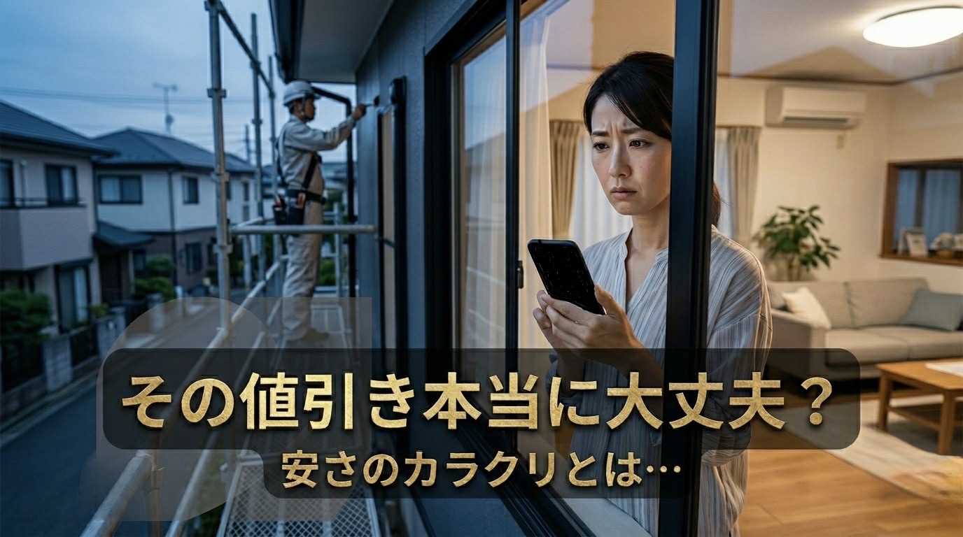 【外壁・屋根】その値引き本当に大丈夫？安さのカラクリとは…😵‍💫
