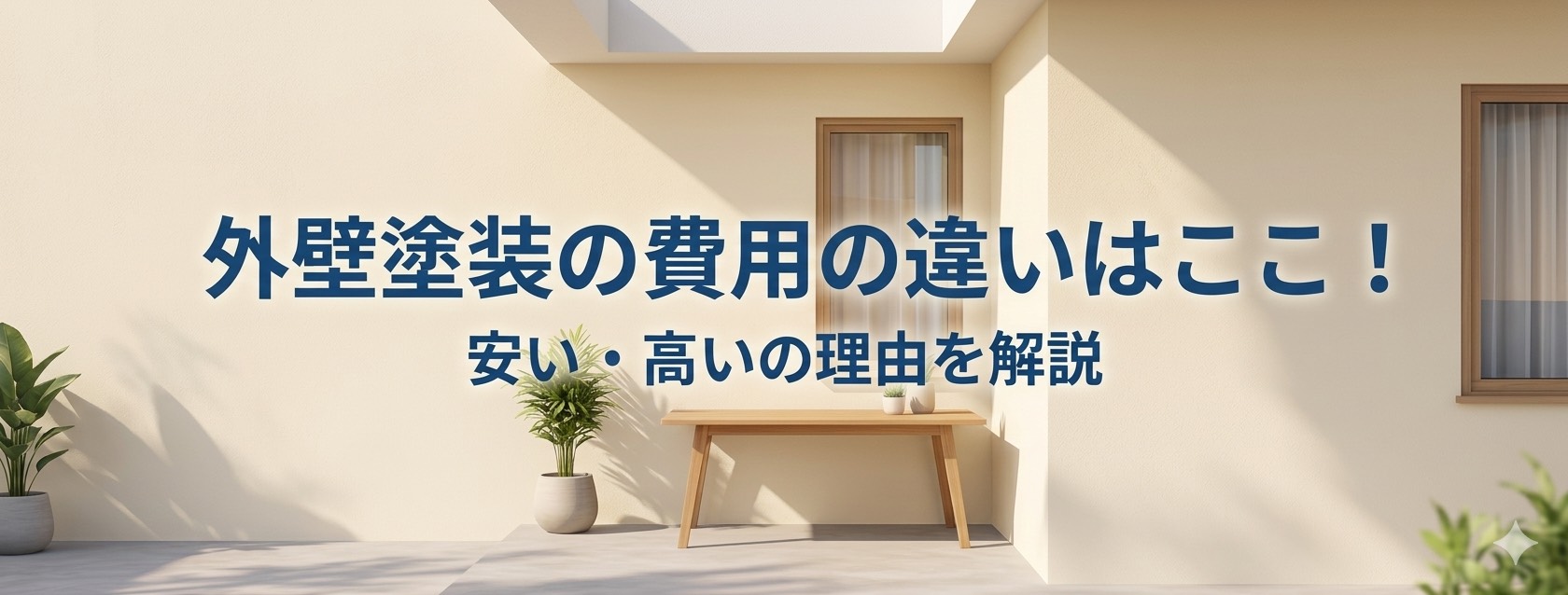 外壁塗装の費用の違いはここ！安い・高いの理由を解説👷🏻