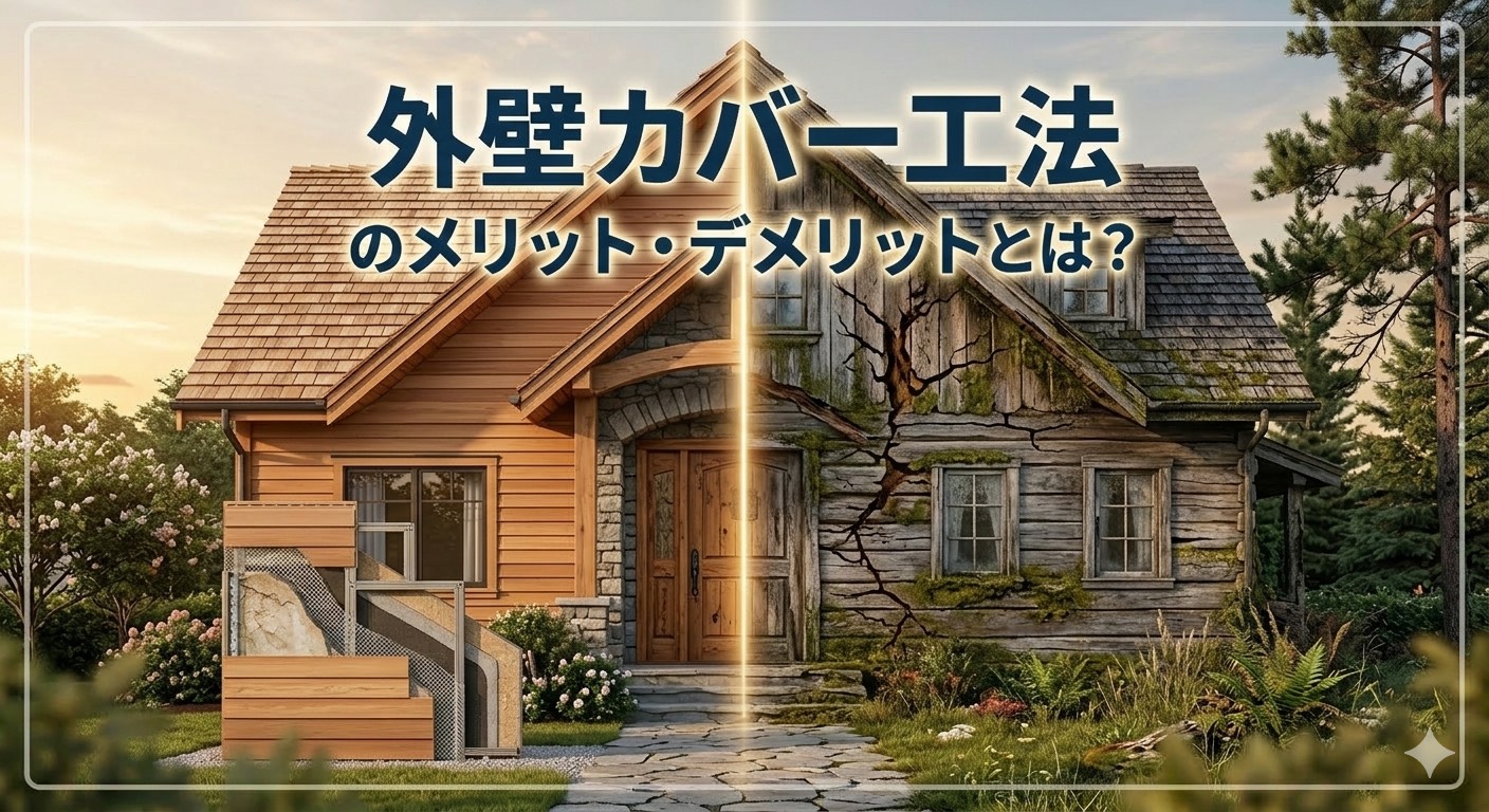 【外壁】カバー工法のメリットデメリットとは？