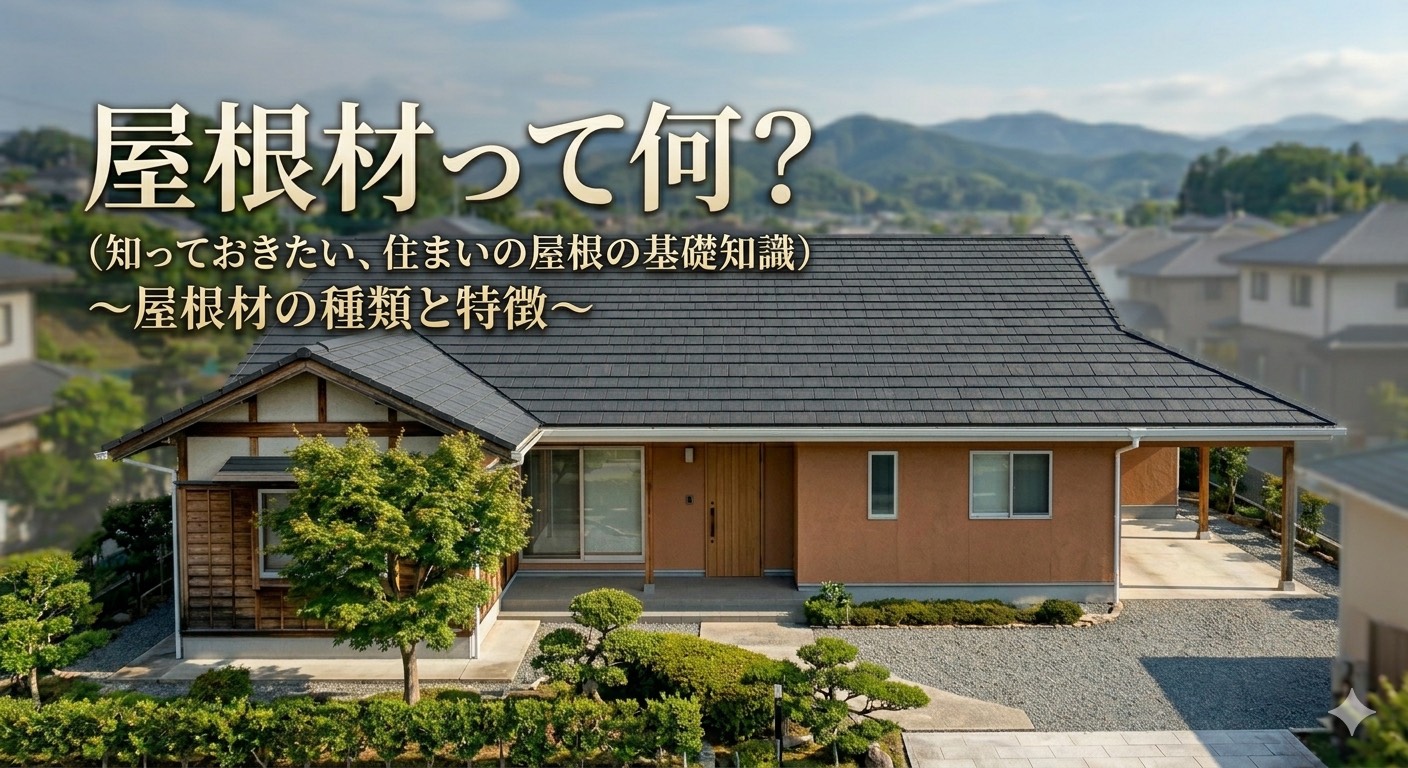 【屋根】屋根材って何？