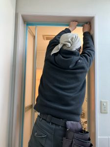 渋川市　浴室折戸工事　