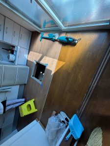 前橋市　台所床上貼り工事〈LIXIL　ラシッサＳ〉