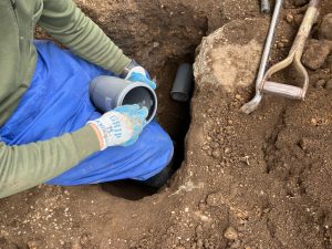 渋川市　キッチン排水桝交換工事