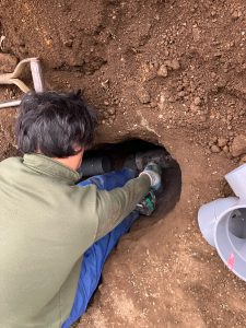 渋川市　キッチン排水桝交換工事