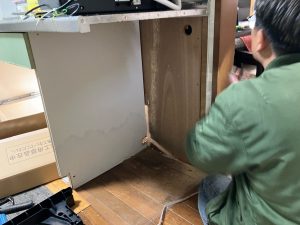 渋川市　食洗器新設工事〈Panasonic　深型食洗器〉