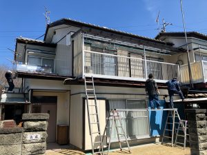 渋川市　屋根・外部塗装工事
