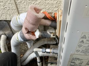 渋川市　ガス給湯器工事〈ノーリツ　ガス給湯器　GT-C2072SAR BL　20号〉